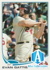 2013 Topps #418 Evan Gattis Atlanta Braves RC Rookie